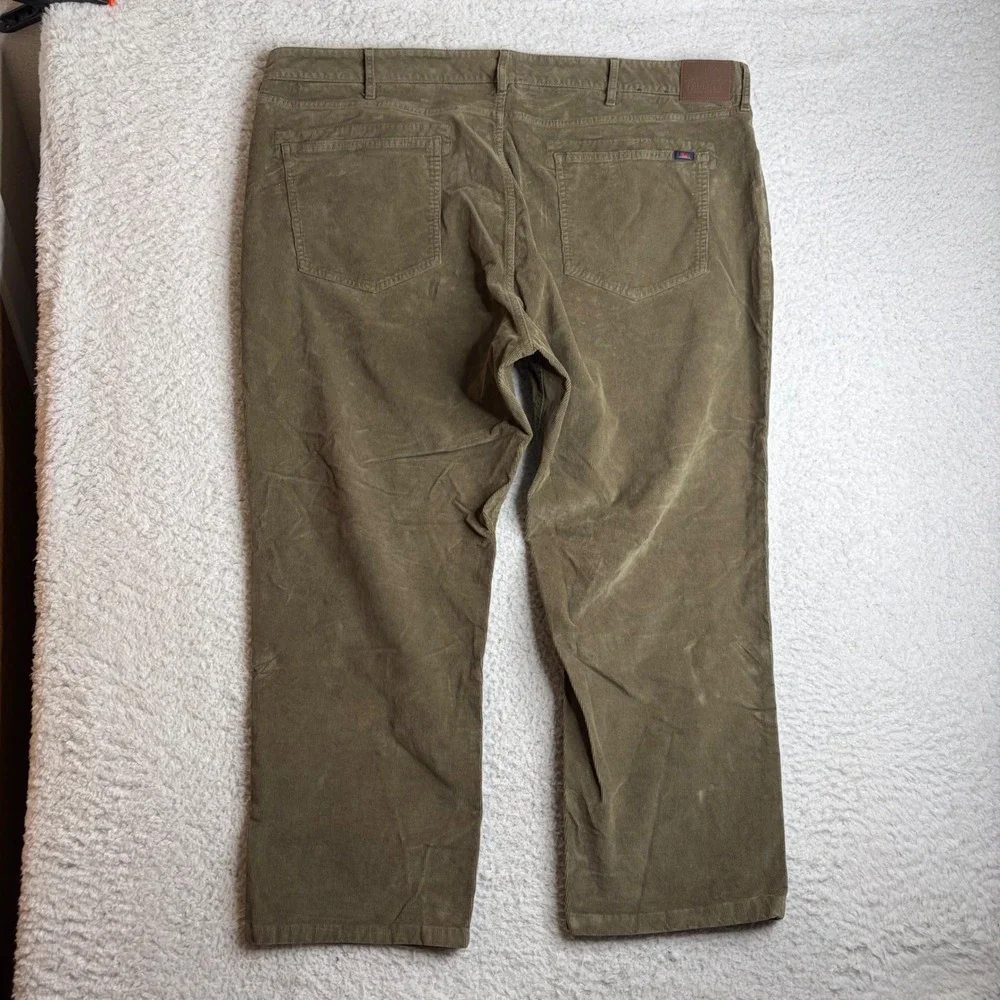 Faherty Brand Mens Olive Green Corduroy Pants Size 42 (44x27) MBF2317-SRO